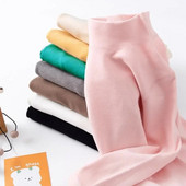 Fete Băieți Tricou cu mâneci lungi Copii Catifea Top Tricouri Adolescenți Culoare uni Cu fundul 2 până la 12 ani Îmbrăcăminte pentru copii Stil coreean