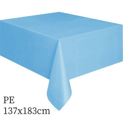 Vienkartinė staltiesė 137x274 cm languota juostelė plastikinė vandeniui atspari, alyvai atspari staltiesė vakarėliui lauko kepsninės iškylai