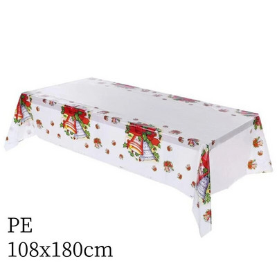 Vienkartinė staltiesė 137x274 cm languota juostelė plastikinė vandeniui atspari, alyvai atspari staltiesė vakarėliui lauko kepsninės iškylai