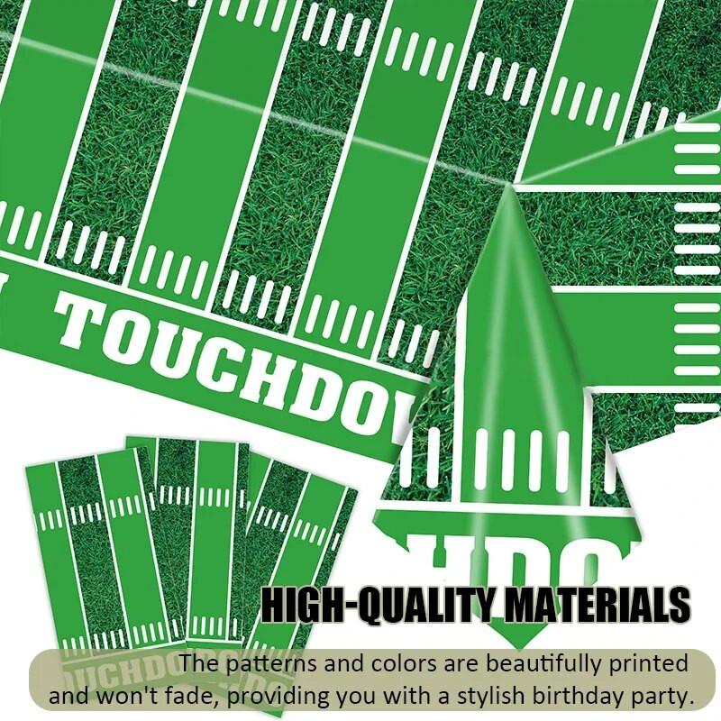 Fețe de masă, de unică folosință, din plastic, cu tematică de fotbal