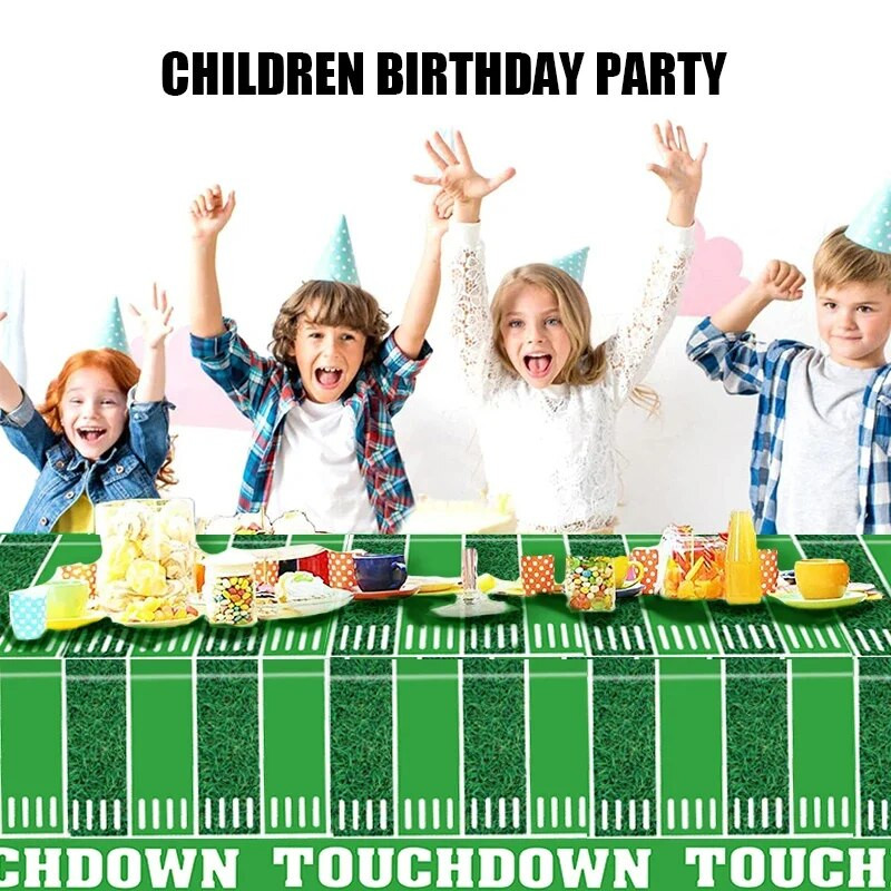 Fețe de masă, de unică folosință, din plastic, cu tematică de fotbal