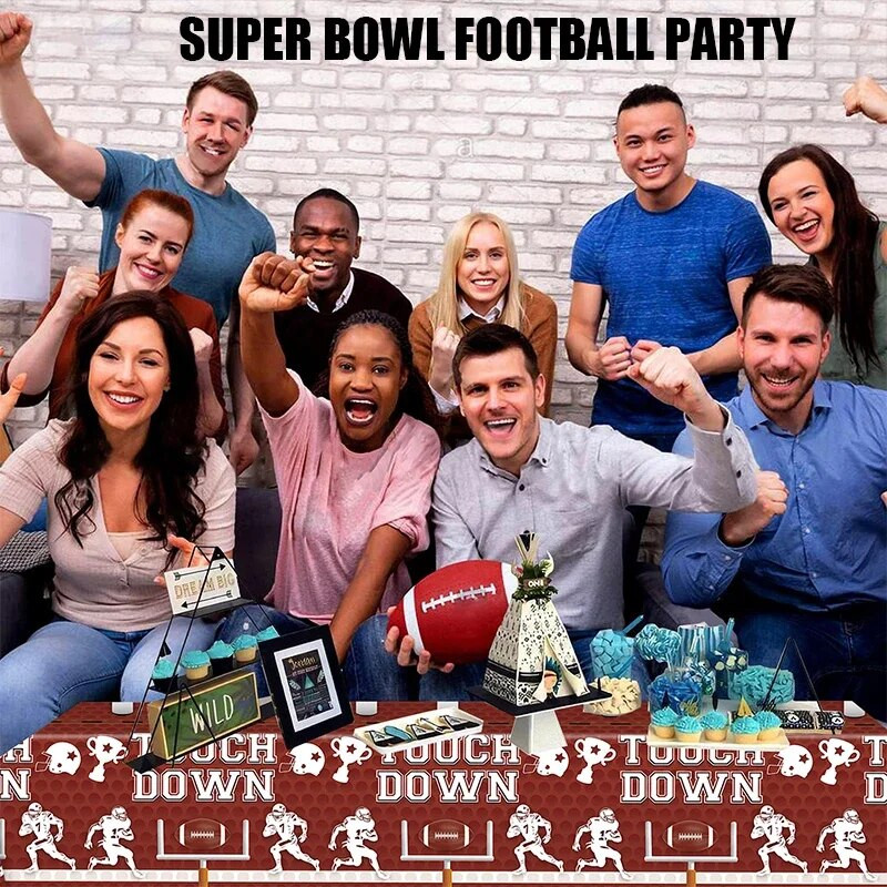 Fețe de masă, de unică folosință, din plastic, cu tematică de fotbal