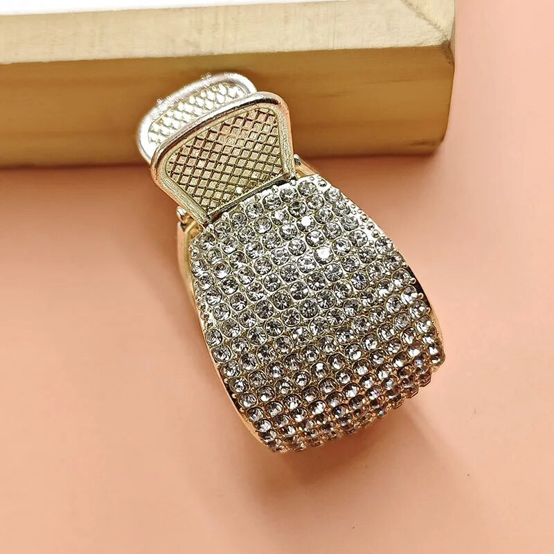 1db Lady Pearl vízfúró magas lófarok karmos csipesz fix hajcsat Senior Sense Shark Clip fejfedő