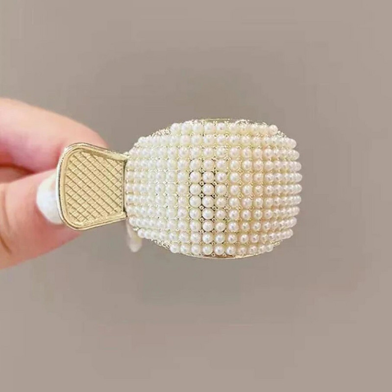 1db Lady Pearl vízfúró magas lófarok karmos csipesz fix hajcsat Senior Sense Shark Clip fejfedő