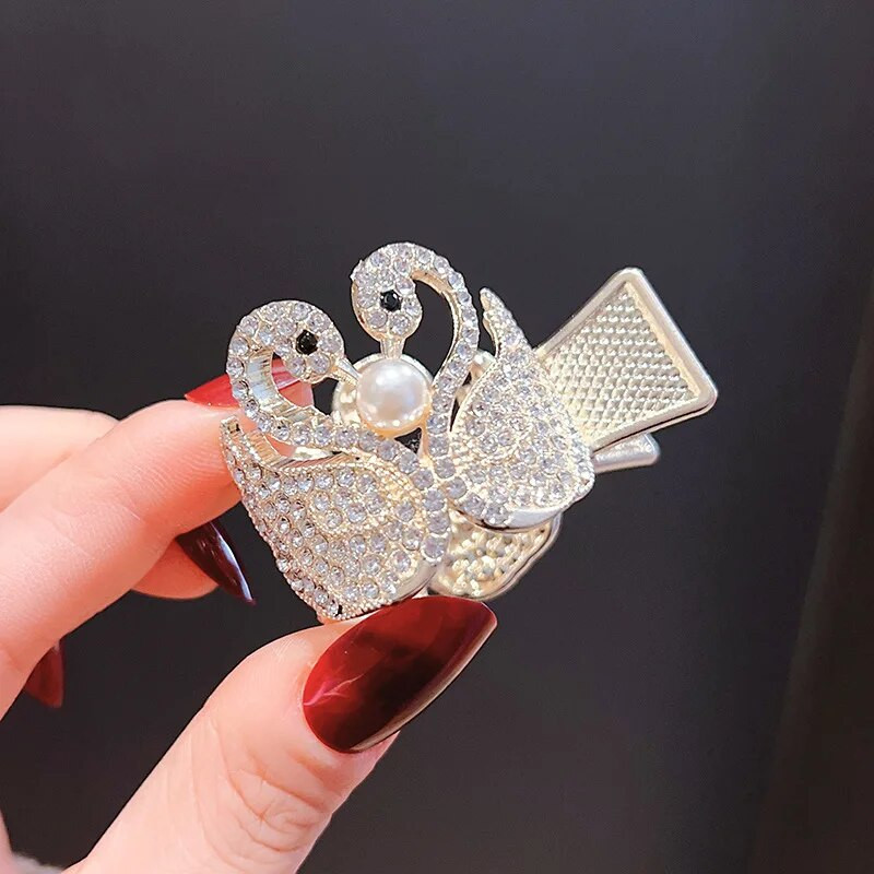 Vandens gręžtuvas Swan Grab Clip High Ponytail Fixed Hair Clip Plaukų aksesuarai