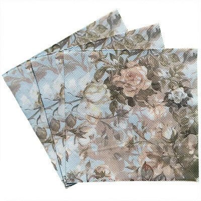 20 buc șervețele de unică folosință din pulpă de lemn virgin șervețel cu imprimare în culori Șervețele faciale șervețele pătrate duble, hotel, restaurant, multicolor