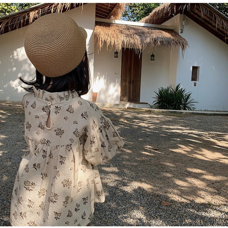 Proljetna odjeća za djevojčice 2022. Bluze dugih rukava Pamučne dječje košulje s cvjetnim uzorkom Blusasi Dječje majice za dojenčad