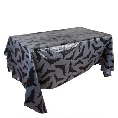 Față de masă de unică folosință Dovleac Liliacul Fantomă Omul de zăpadă Față de masă imprimată pentru Halloween, petrecere de Crăciun, Decor Față de masă