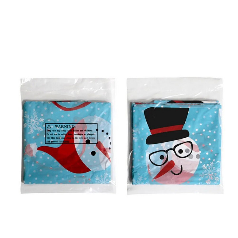 Față de masă de unică folosință Dovleac Liliacul Fantomă Omul de zăpadă Față de masă imprimată pentru Halloween, petrecere de Crăciun, Decor Față de masă