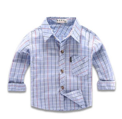 Dögös fiús lány ingek Alkalmi Camisa Masculina lány blúzok Gyerek Gyerek Pamut ruhák Kisfiú kockás hosszú ujjú ingek