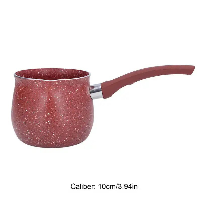 Nelipnus pieno puodas mini keptuvė su vienos rankenos kavos šildytuvas aliuminio lydinio nuplikymas maistui gaminti