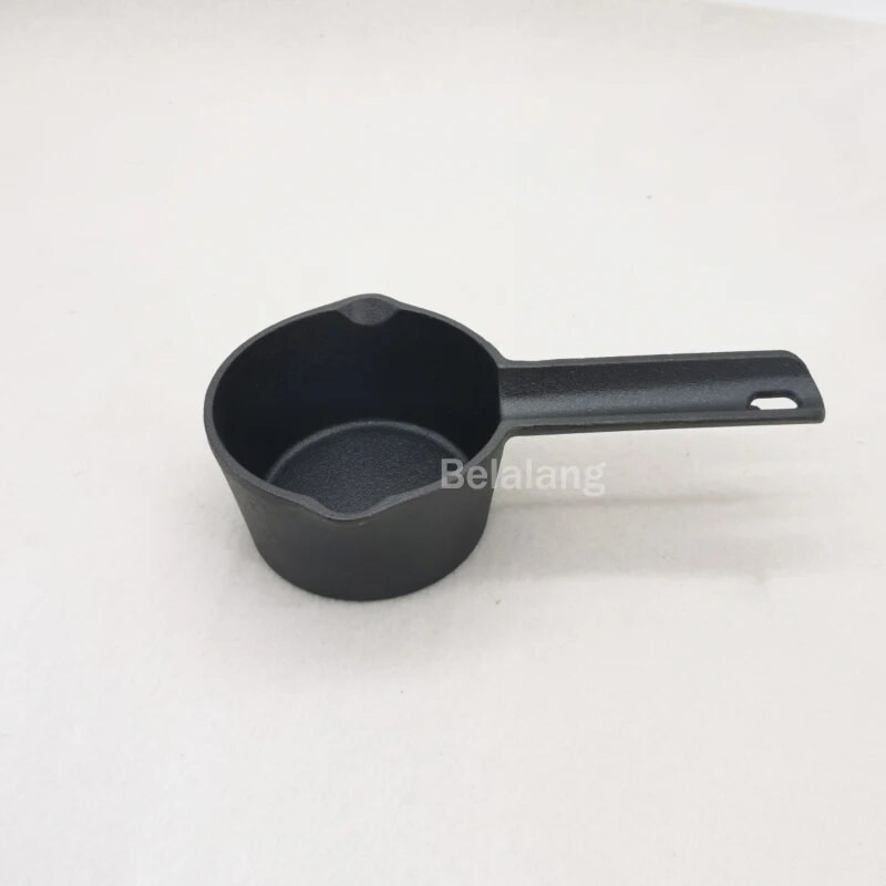 Ketaus indai, pieno puodas, sriubos puodas, karšto aliejaus puodas, 11 cm