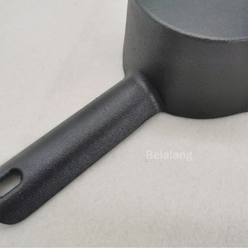 Ketaus indai, pieno puodas, sriubos puodas, karšto aliejaus puodas, 11 cm