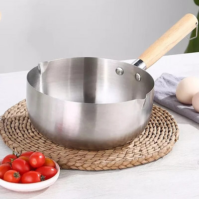 Αντικολλητικό κατσαρολάκι Παραδοσιακό ιαπωνικό κατσαρολάκι Χιόνι Κατσαρόλα μαγειρέματος Σούπα Κατσαρόλα Γάλα Μεγάλης χωρητικότητας Μικρό βάρος Κατσαρόλα γάλακτος