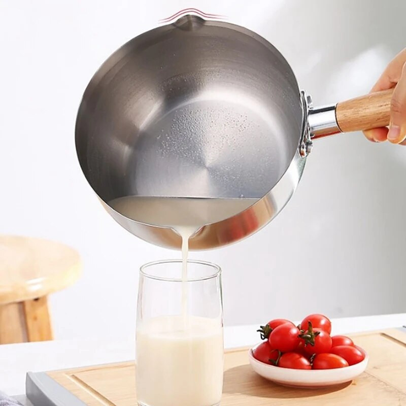 Αντικολλητικό κατσαρολάκι Παραδοσιακό ιαπωνικό κατσαρολάκι Χιόνι Κατσαρόλα μαγειρέματος Σούπα Κατσαρόλα Γάλα Μεγάλης χωρητικότητας Μικρό βάρος Κατσαρόλα γάλακτος