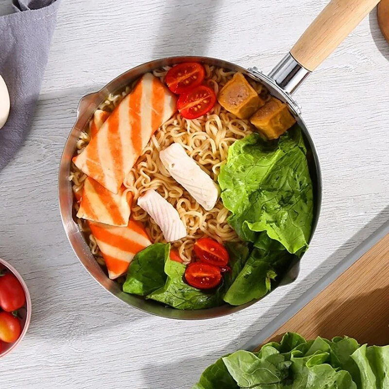 Αντικολλητικό κατσαρολάκι Παραδοσιακό ιαπωνικό κατσαρολάκι Χιόνι Κατσαρόλα μαγειρέματος Σούπα Κατσαρόλα Γάλα Μεγάλης χωρητικότητας Μικρό βάρος Κατσαρόλα γάλακτος