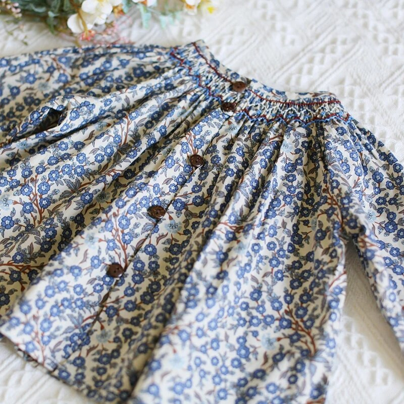 Őszi lányok pólók 0-4Y Baby Girl Hosszú ujjú Törött Virágok Póló Gyerek O-nyak Ruhák Pamut Márka Póló Tipegő Ingek