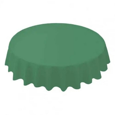 84 inčni okrugli jednobojni jednobojni stolnjak Pe plastična vodootporna tkanina za pokrivač za rođendansku zabavu Dekoracija stola