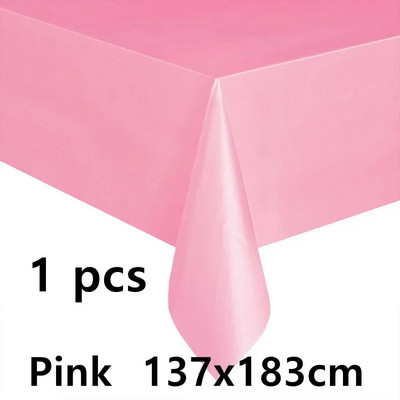 137*274cm Față de masă din aur trandafir Husă de masă cu puncte aurii/argintii pentru adulți Rechizite pentru petreceri La mulți ani Decorațiuni de nuntă