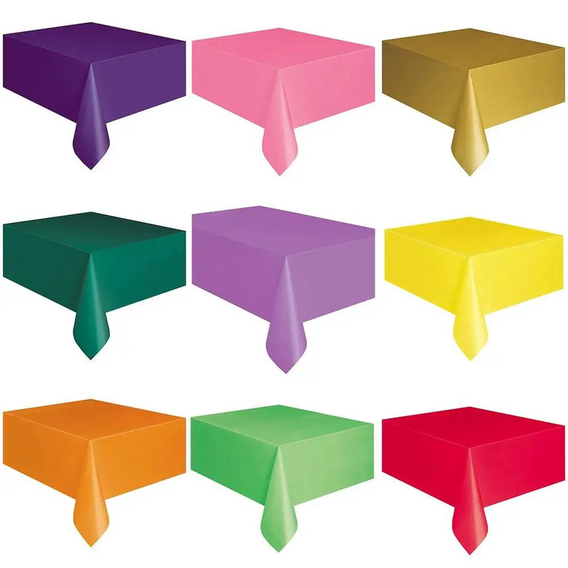 137*274cm Față de masă din aur trandafir Husă de masă cu puncte aurii/argintii pentru adulți Rechizite pentru petreceri La mulți ani Decorațiuni de nuntă