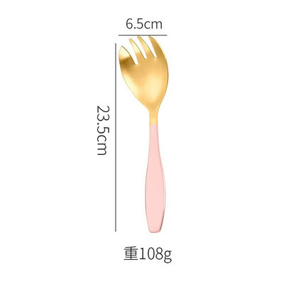 304 Σαλάτα από ανοξείδωτο ατσάλι Πιρούνι κουταλιού Μεγάλη σέσουλα φαγητού δημόσιας σερβιρίσματος για μπουφέ Ξενοδοχείου Σπίτι Κουζινικά σκεύη Αξεσουάρ κουζίνας