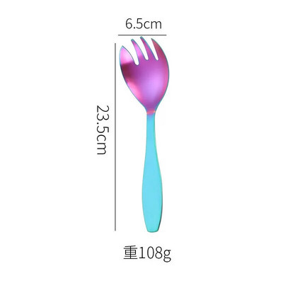 304 Σαλάτα από ανοξείδωτο ατσάλι Πιρούνι κουταλιού Μεγάλη σέσουλα φαγητού δημόσιας σερβιρίσματος για μπουφέ Ξενοδοχείου Σπίτι Κουζινικά σκεύη Αξεσουάρ κουζίνας