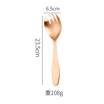 304 Σαλάτα από ανοξείδωτο ατσάλι Πιρούνι κουταλιού Μεγάλη σέσουλα φαγητού δημόσιας σερβιρίσματος για μπουφέ Ξενοδοχείου Σπίτι Κουζινικά σκεύη Αξεσουάρ κουζίνας