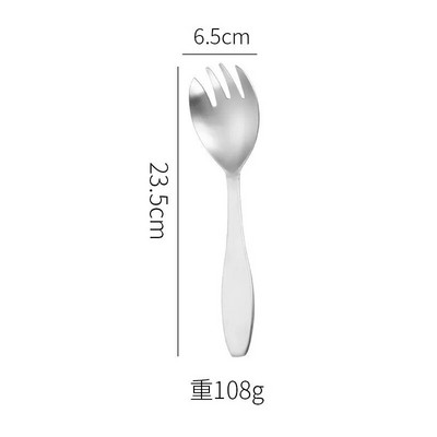 304 Σαλάτα από ανοξείδωτο ατσάλι Πιρούνι κουταλιού Μεγάλη σέσουλα φαγητού δημόσιας σερβιρίσματος για μπουφέ Ξενοδοχείου Σπίτι Κουζινικά σκεύη Αξεσουάρ κουζίνας