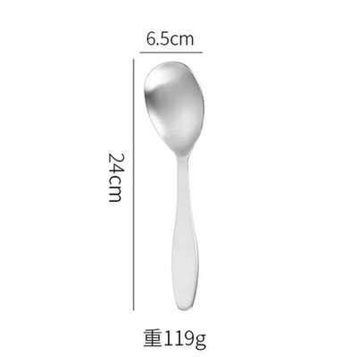 304 Σαλάτα από ανοξείδωτο ατσάλι Πιρούνι κουταλιού Μεγάλη σέσουλα φαγητού δημόσιας σερβιρίσματος για μπουφέ Ξενοδοχείου Σπίτι Κουζινικά σκεύη Αξεσουάρ κουζίνας