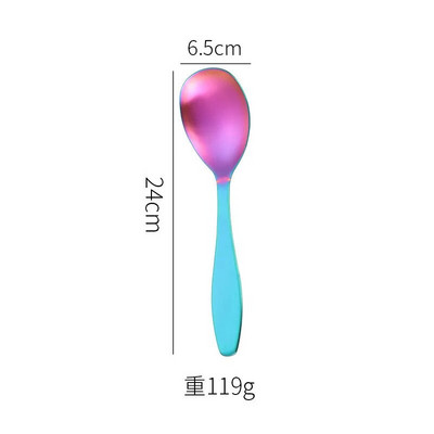 304 Σαλάτα από ανοξείδωτο ατσάλι Πιρούνι κουταλιού Μεγάλη σέσουλα φαγητού δημόσιας σερβιρίσματος για μπουφέ Ξενοδοχείου Σπίτι Κουζινικά σκεύη Αξεσουάρ κουζίνας