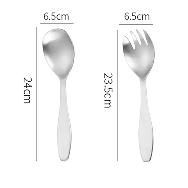 304 Σαλάτα από ανοξείδωτο ατσάλι Πιρούνι κουταλιού Μεγάλη σέσουλα φαγητού δημόσιας σερβιρίσματος για μπουφέ Ξενοδοχείου Σπίτι Κουζινικά σκεύη Αξεσουάρ κουζίνας