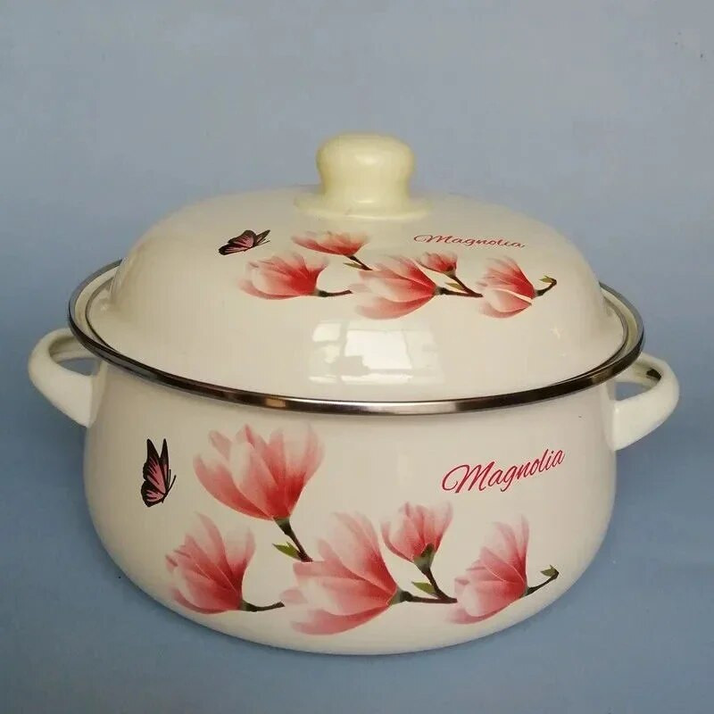 Κατσαρόλα με σμάλτο καπάκι Κατσαρόλα μαγειρέματος Μικρή κατσαρόλα ορχιδέας Διφωνικό μπολ φρουτοσαλάτας Επαγωγική κουζίνα Γενικά κατσαρόλες και τηγάνια Κατσαρόλα