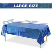 Față de masă Iridescență Durabilă și rezistentă la apă Decorare pentru petreceri Față de masă pentru ziua de naștere Materiale de vacanță