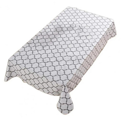 Lengvai prižiūrimas, atsparus išsiliejimui stalo viršelis Vandeniui atspari spausdinimo staltiesė, skirta naudoti lauke Daugkartinis stačiakampis valgomojo stalas