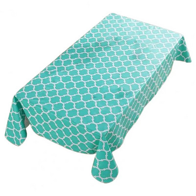 Lengvai prižiūrimas, atsparus išsiliejimui stalo viršelis Vandeniui atspari spausdinimo staltiesė, skirta naudoti lauke Daugkartinis stačiakampis valgomojo stalas