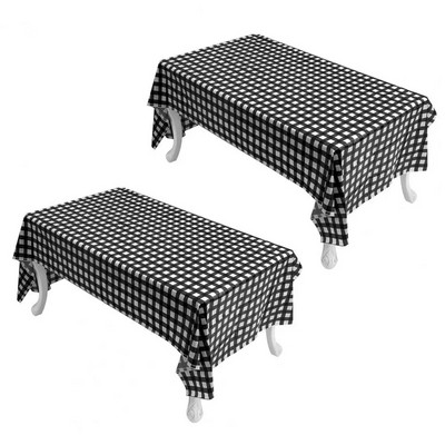 Σετ τραπεζομάντιλο μιας χρήσης 2 τμχ Αδιάβροχο λαδόπανο Εύκολο στο καθάρισμα για πικνίκ Μπάρμπεκιου Πάρτι Γάμοι