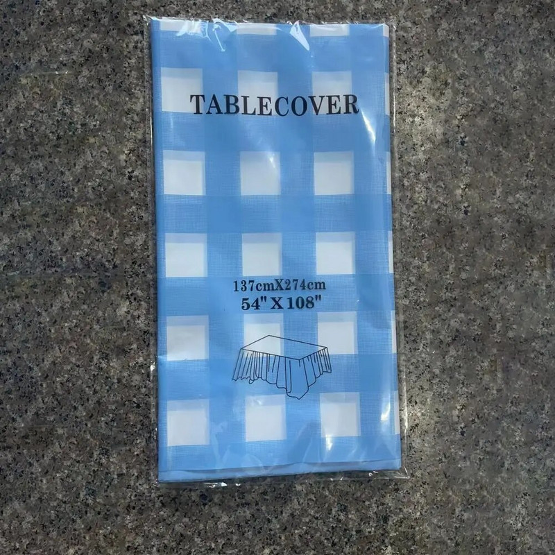 Σετ τραπεζομάντιλο μιας χρήσης 2 τμχ Αδιάβροχο λαδόπανο Εύκολο στο καθάρισμα για πικνίκ Μπάρμπεκιου Πάρτι Γάμοι