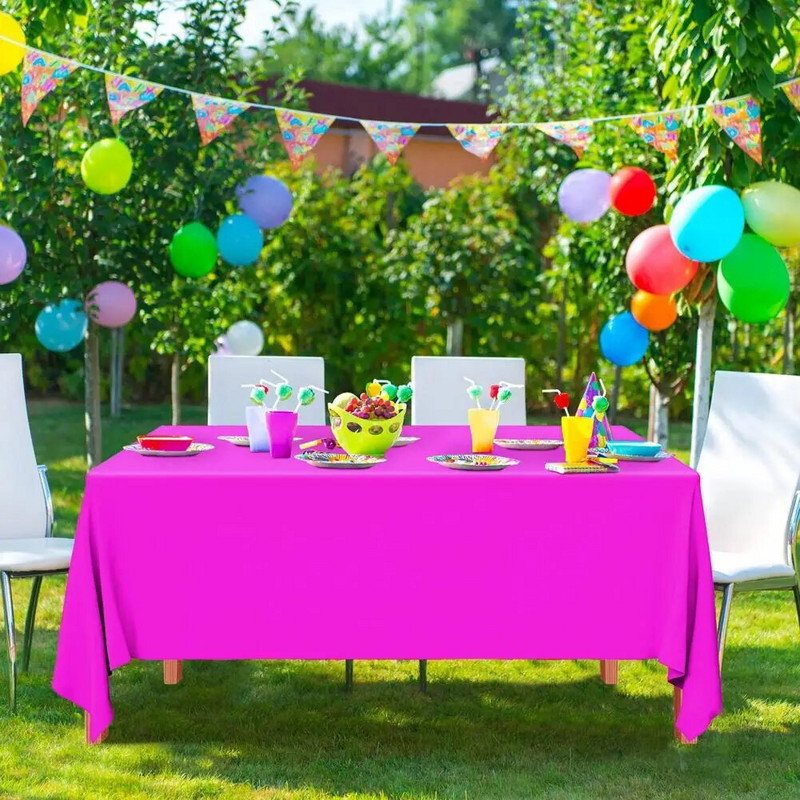 Paprasta 6 spalvų staltiesė, atspari dėmėms, be kvapo Universali išskirtinė vakarėlio staltiesė