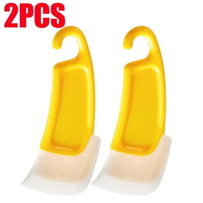 4/1 vnt Virtuvės silikono grandiklio valymo mentelė maisto likučių dėmių valikliui, teptukas, alyvos lėkštė valyti minkštus peiliukus