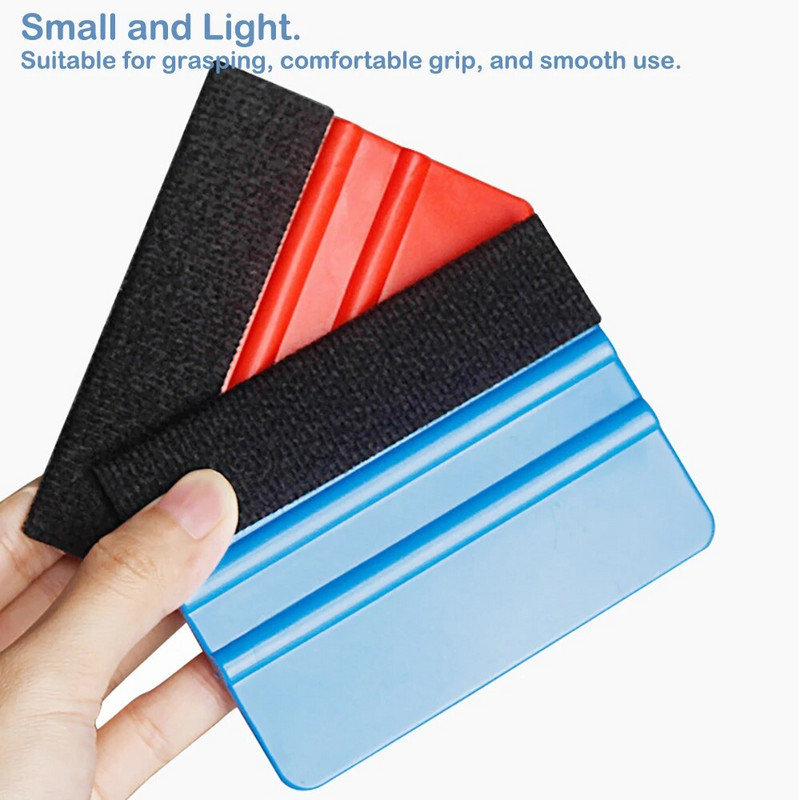 Veltinio krašto vinilo valytuvo aplikatorius langams tonuoti anglies plėvelės lipdukai Automobilių apvyniojimo įrankis kietas PP švarus grandiklis Auto priedai