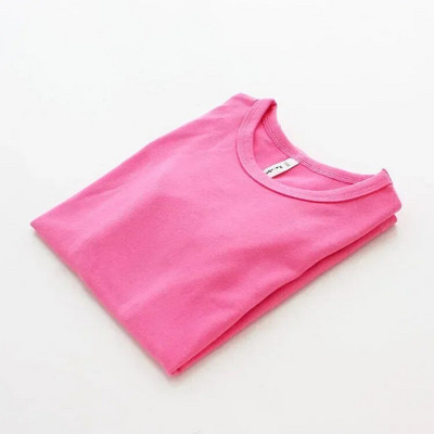 Jesenska nova 100% pamučna dječja majica dugih rukava s dugim rukavima od 100% pamuka za dječake, djevojčice, dječje pulovere, majice, odjeća za djevojčice i dječake