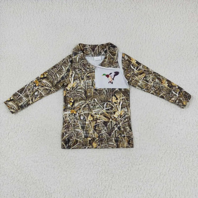 Nagyker kisgyermek Camo pulóver hosszú ujjú Mama fiú lány ing gyerekeknek ruházat gyerek hímző pólók