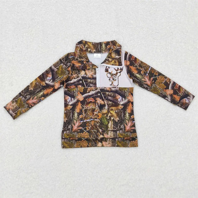Nagyker kisgyermek Camo pulóver hosszú ujjú Mama fiú lány ing gyerekeknek ruházat gyerek hímző pólók