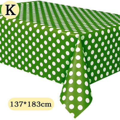 Τραπεζομάντιλο μιας χρήσης Αδιάβροχο Πλαστικό Τραπεζομάντιλο Γάμου Γάμου Τραπεζομάντιλο Dot Φιλικό προς το περιβάλλον Ορθογώνιο κάλυμμα τραπεζιού