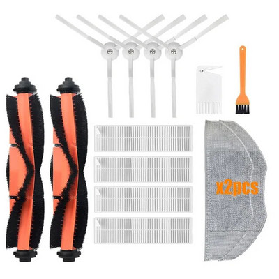 New Main Brush Side brush Hepa Filter Mop Cloth Roll brush kits for Xiaomi MJSTG1 Mijia G1 Vacuum cleaner Vacuum-Mop Essential