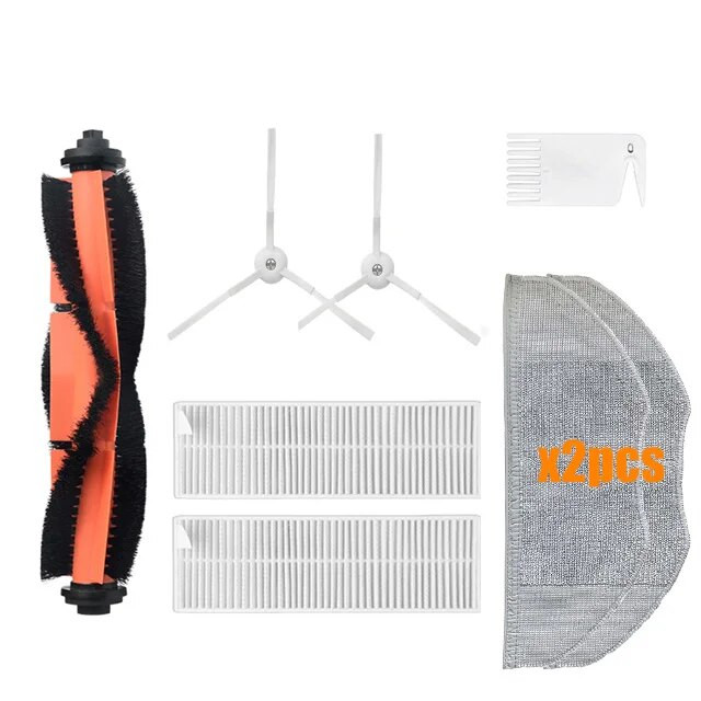 Nova glavna četka Bočna četka Hepa Filter Mop Cloth Roll kompleti četki za Xiaomi MJSTG1 Mijia G1 Usisavač Vacuum-Mop Essential