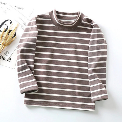 2023. Dječja odjeća Jesen Zima Novo Dječje pamučne majice s prugama Dječje majice dugih rukava Majice za dječake Odjeća za djevojčice