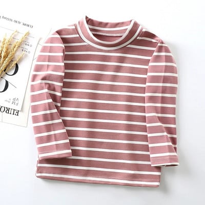 2023. Dječja odjeća Jesen Zima Novo Dječje pamučne majice s prugama Dječje majice dugih rukava Majice za dječake Odjeća za djevojčice