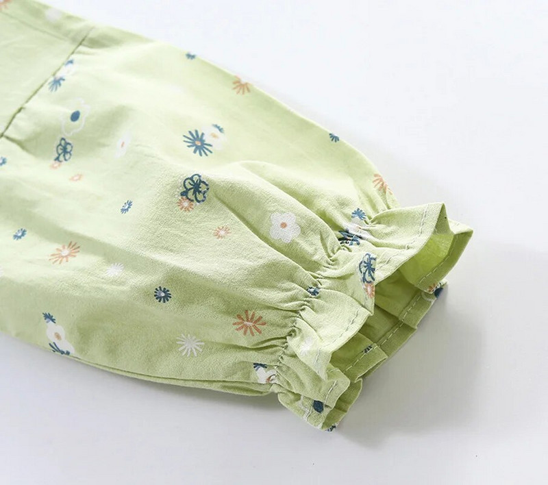 Lányok blúz Virág Baba blúz Kardigán tavaszi őszi hosszú ujjú felsők gyerekeknek lányoknak ingek alkalmi gyerek ruházat lány baba