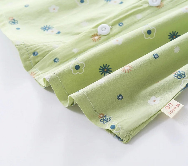 Lányok blúz Virág Baba blúz Kardigán tavaszi őszi hosszú ujjú felsők gyerekeknek lányoknak ingek alkalmi gyerek ruházat lány baba